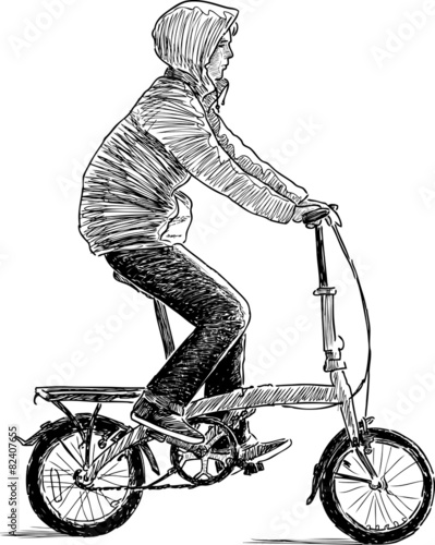 young urban cyclist