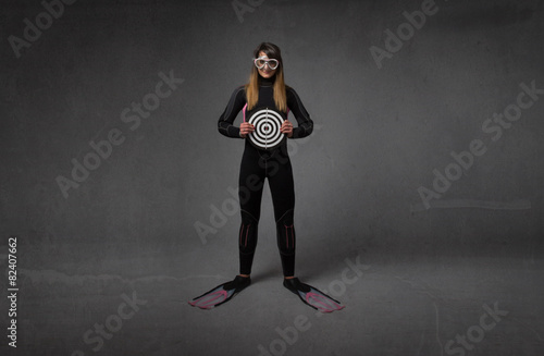human target with immersion uniform © Garrincha