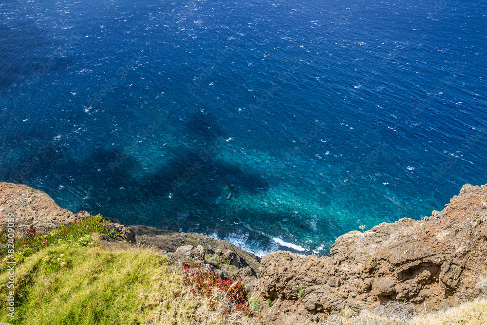 Ocean view, Madeira island seaside, Portugal