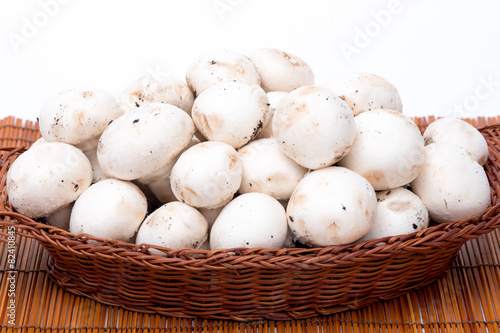 champignon in una cesta