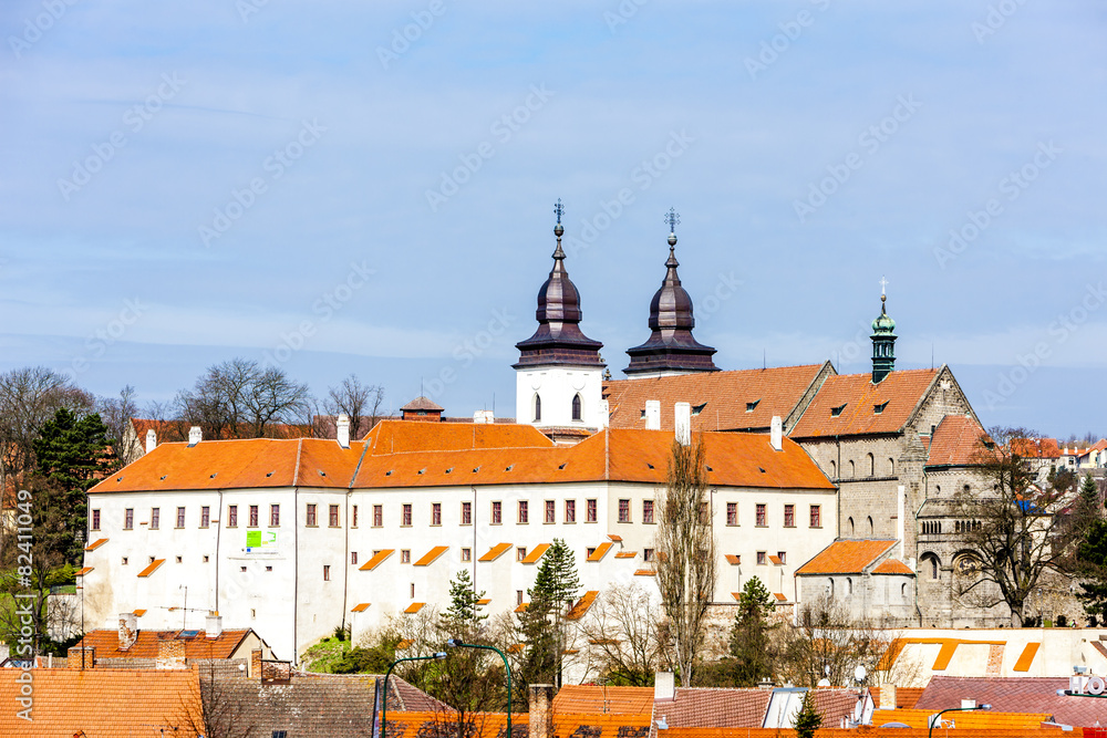 Obraz premium St. Procopius Basilica, Trebic, Czech Republic
