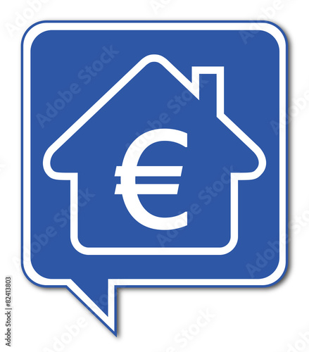 Logo maison et budget.