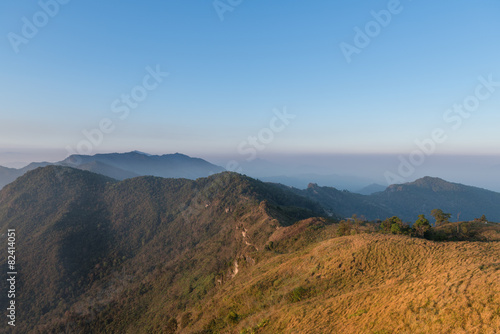 Layer of mountain background