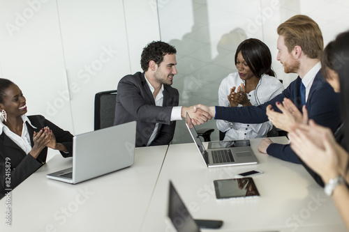 Young people in the office