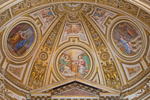 Rome - apse of side chapel in Basilica di Sant Agostino