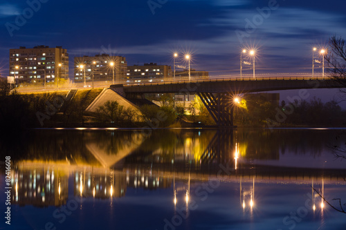 View of bridge over the Volga-Don canal in Volgograd