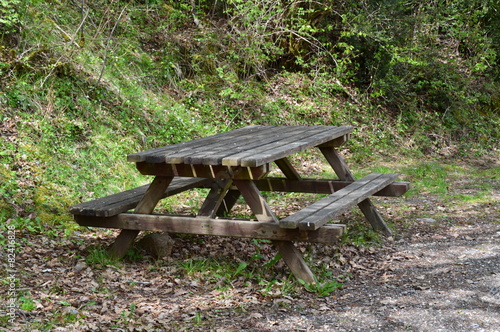 mesa de picnic campestre