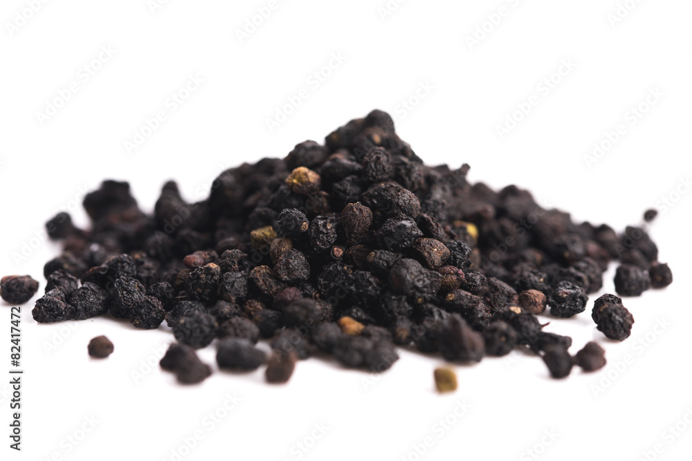 Dried elderberry fruits Dried elderberry fruits