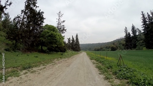 The road to Nazareth in the Galilee photo