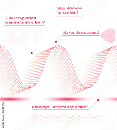Elegant flowing lines vecto...