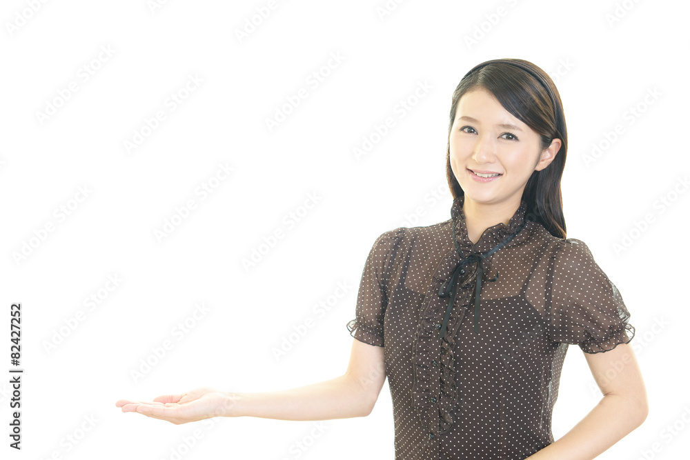 笑顔の女性 笑顔の女性
