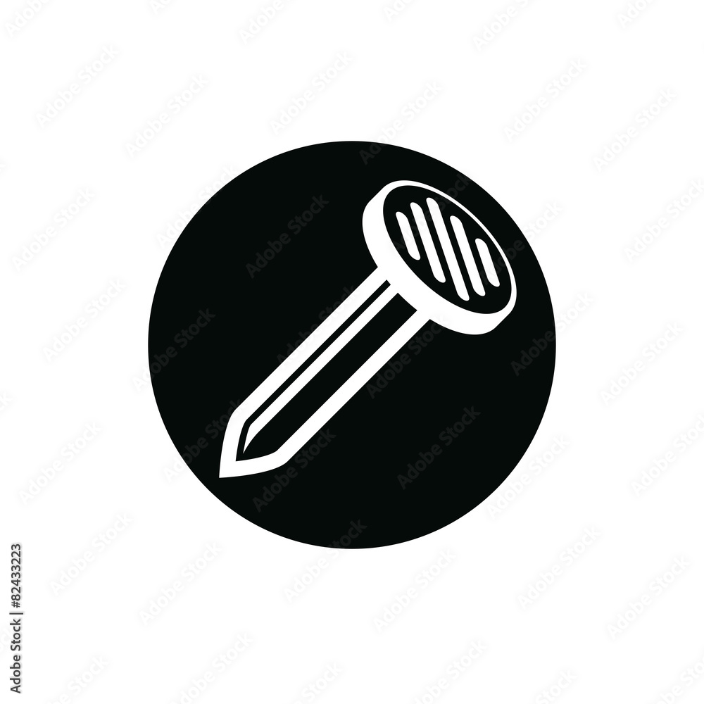 Three-dimensional nail, components used in manufacturing, buildi Three-dimensional nail, components used in manufacturing, buildi