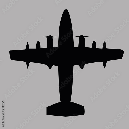 Airplanes top view