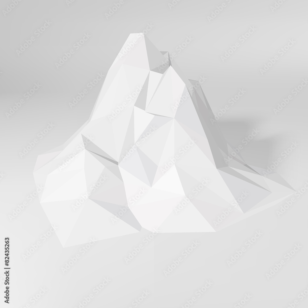 Low-poly Mountain Landscape Low-poly Mountain Landscape