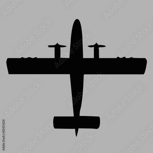 Airplanes top view