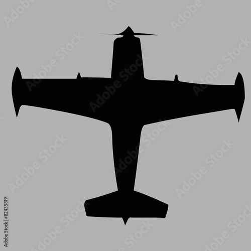 Airplanes top view