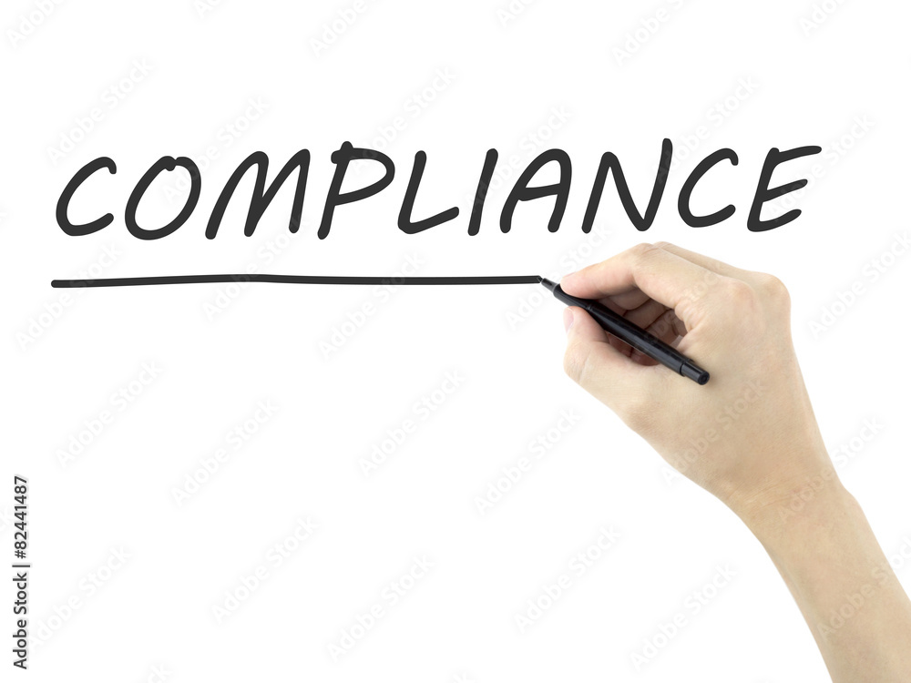compliance written by man's hand compliance written by man's hand