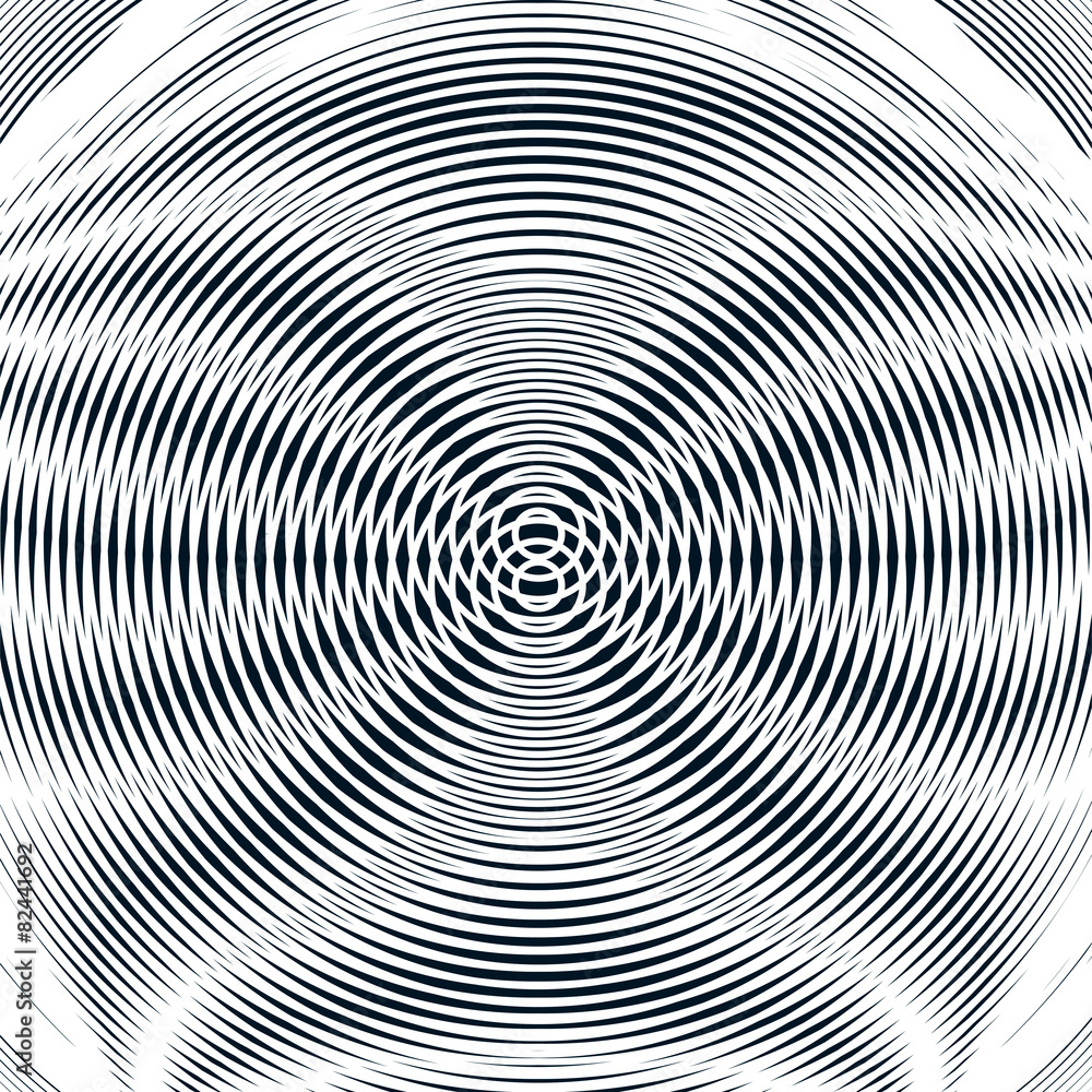 Op art, moire pattern. Relaxing hypnotic geometric background Op art, moire pattern. Relaxing hypnotic geometric background