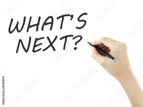 what is next words written by man's hand