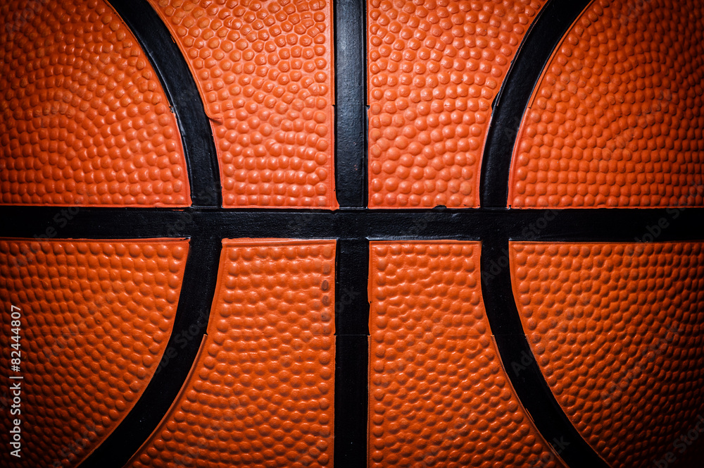 Fototapeta premium Orange Basketball close up photos