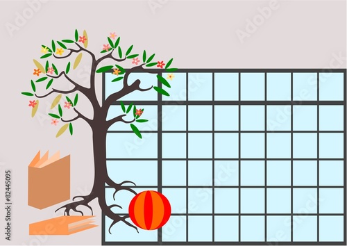 Children school timetable