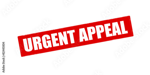 Urgent appeal