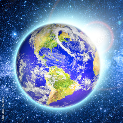 Fototapeta Naklejka Na Ścianę i Meble -  planet earth Elements of this image furnished by NASA