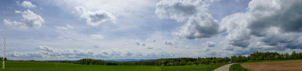 Landschaftsbild der Schwäbischen Alb, Panorama Landschaftsbild der Schwäbischen Alb, Panorama