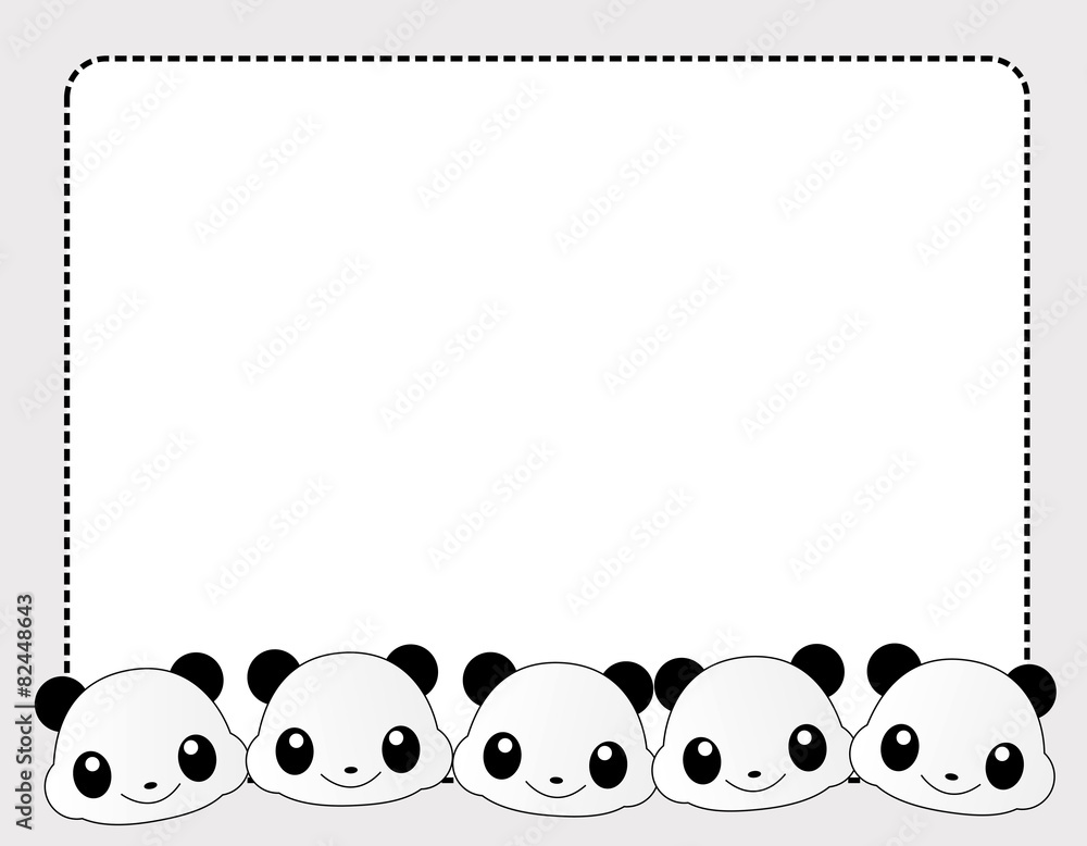 Obraz premium Panda frame