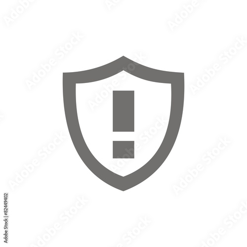 Icono escudo alarma FB