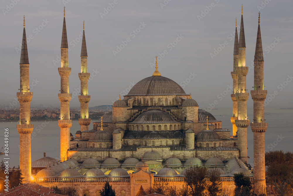 Naklejka premium Sultanahmet, Blue Mosque, Istanbul
