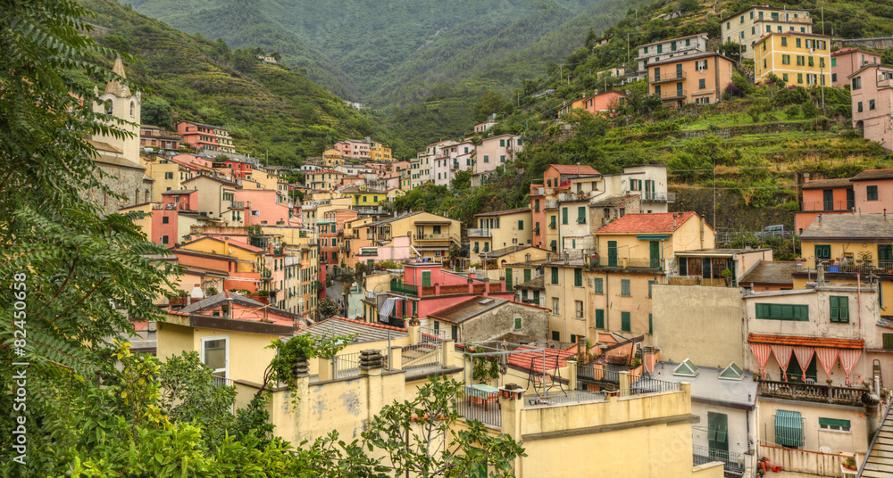District in Riomaggiore - Cinque Terre,Italy