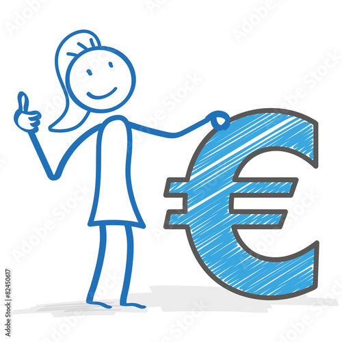 Stickwoman Dollar Okay