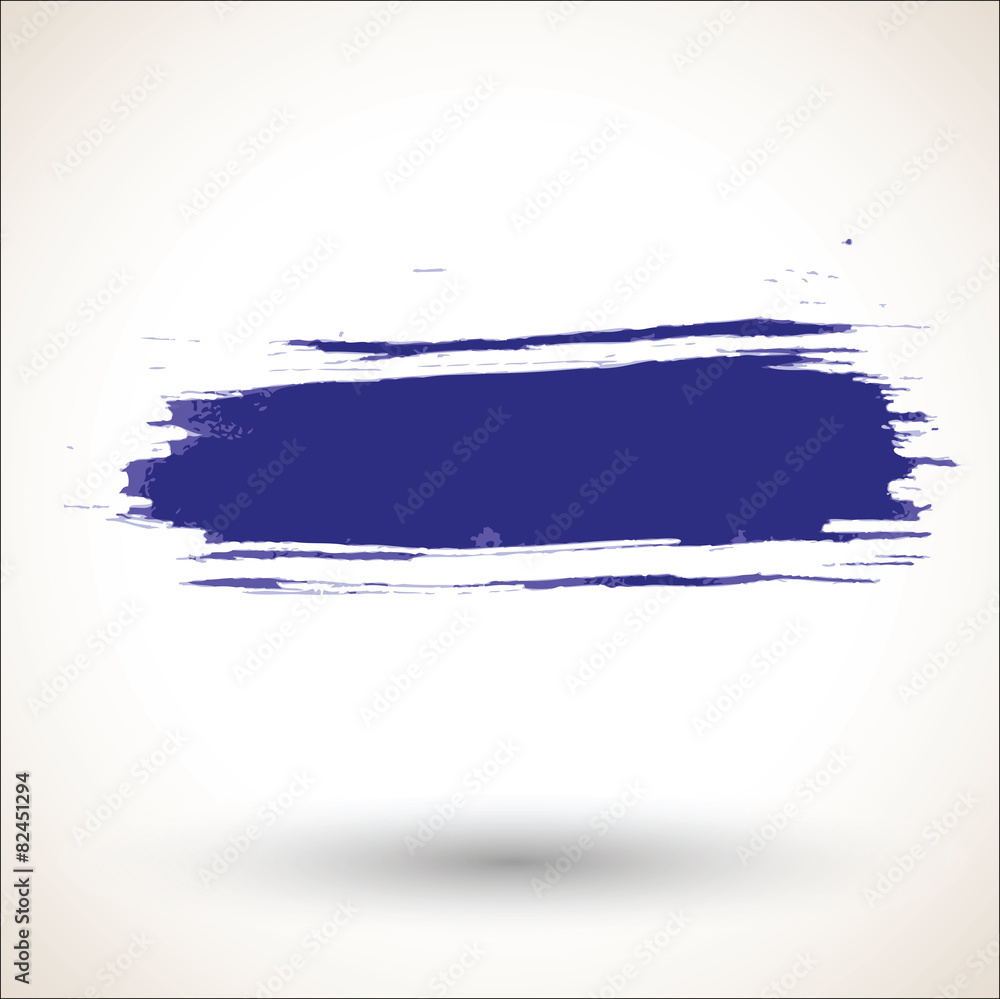 Blue Brush Stroke Vector