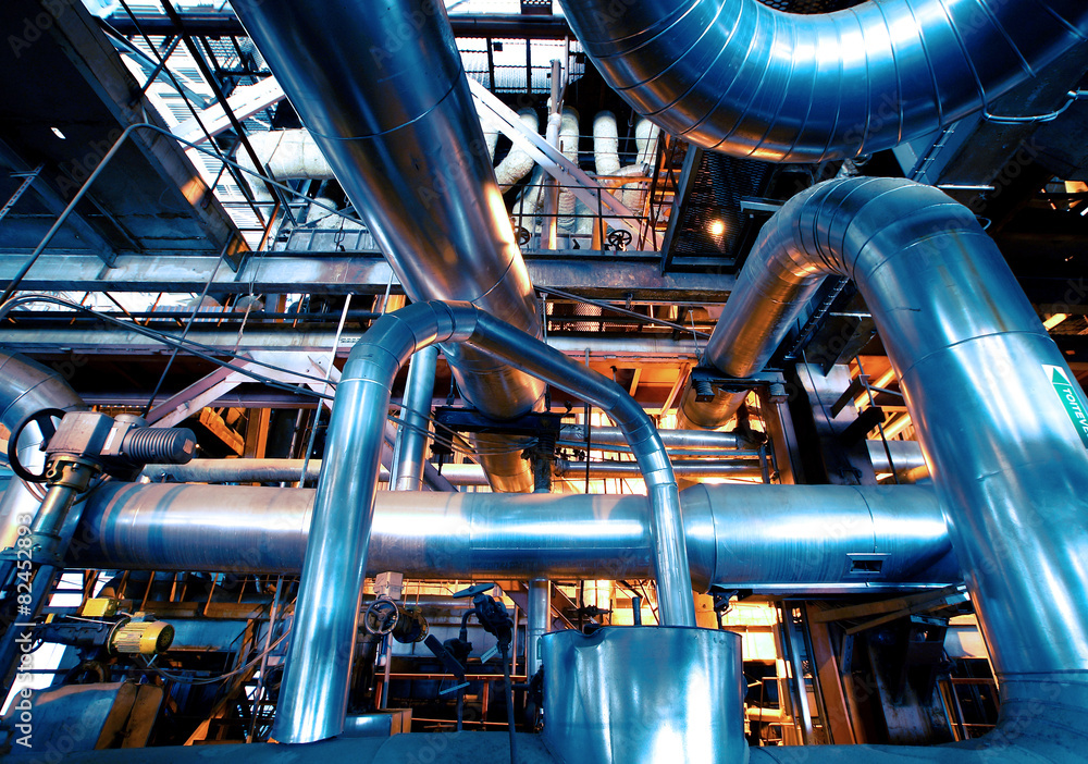 Industrial zone, Steel pipelines and equipment Industrial zone, Steel pipelines and equipment