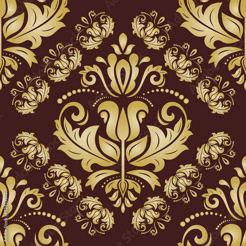 Damask Seamless Vector Pattern