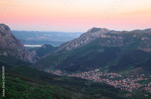 Vratzata - mountain pass in Balkan Mountains  Bulgaria