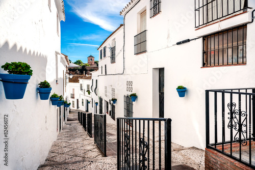 Fotografía Picturesque street of Mijas. Andalusia. Spain