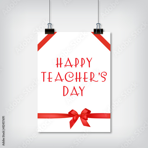 Stylish background for the holiday Teachers Day