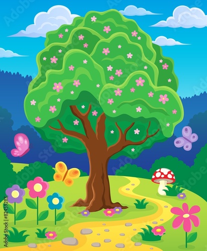 Springtime tree topic image 3