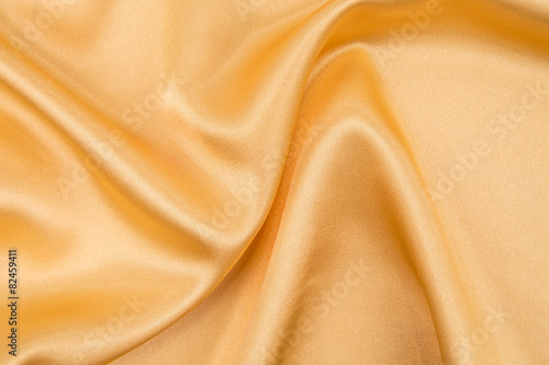 Close up of yellow silk.
