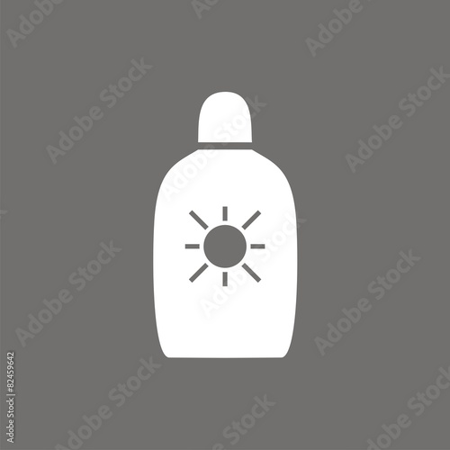 Icono crema solar FO