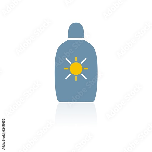 Icono crema solar COLOR reflejo