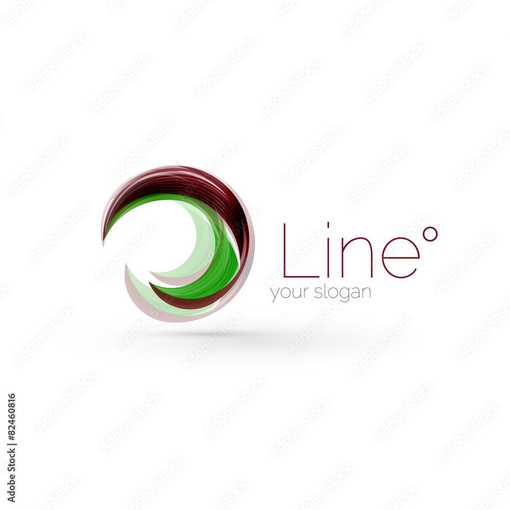 Swirl company logo design Swirl company logo design