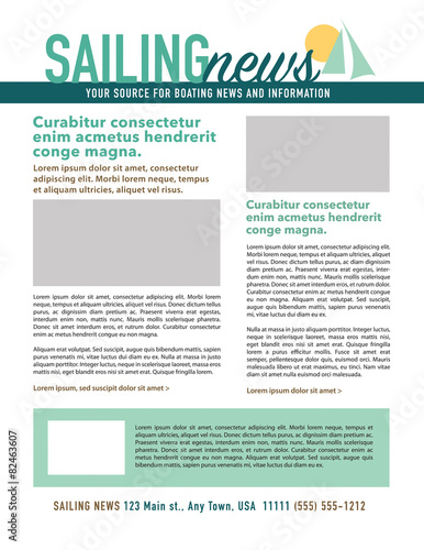 Page layout newsletter