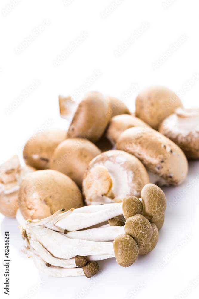 Baby bella mushrooms Stock Photo | Adobe Stock