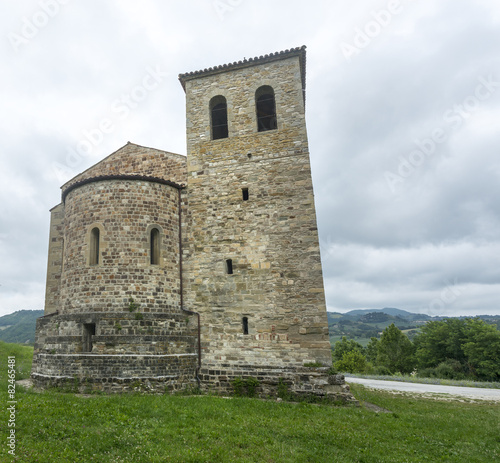 Montefeltro (Marches, Italy): medieval church