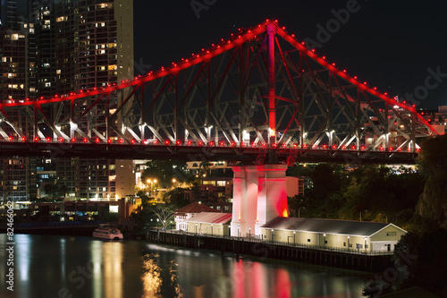 The iconic Story Bridge in Brisbane, Queensland, Australia