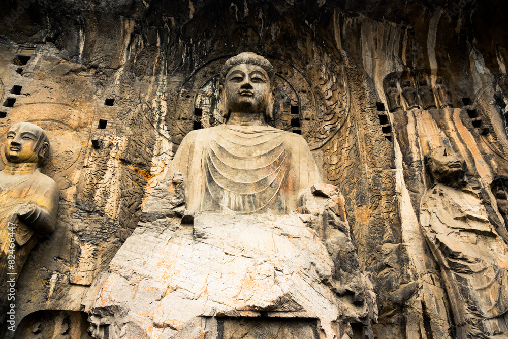 Buddhas in Yungang Caves,China Buddhas in Yungang Caves,China
