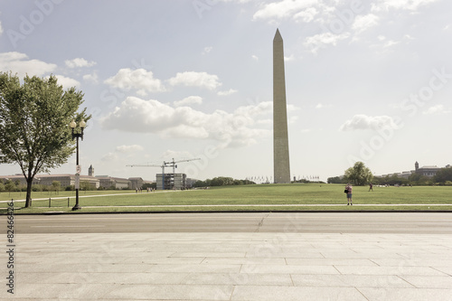 View of the Washington Monument, National Mall, Washington DC